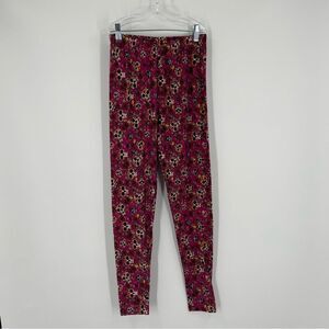 Agnes & Dora Women’s Pink Skull Print Leggings Size Small / Medium